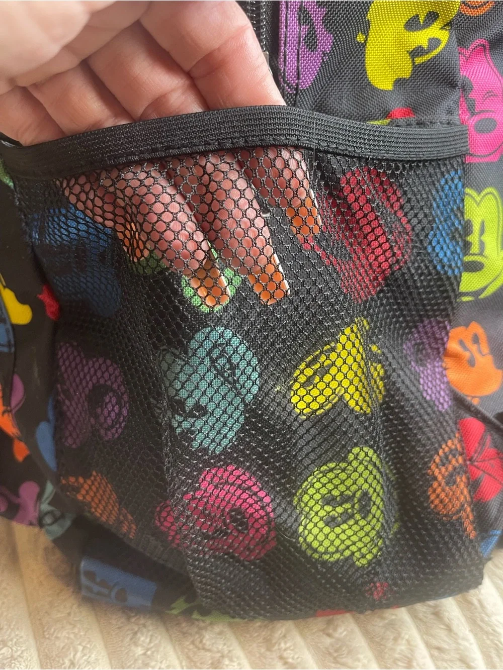 Disney Parks Walt Disney World Mickey Mouse Faces Backpack Multicolor